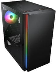 Cougar Purity RGB računalniško ohišje, Mini Tower, črno (CGR-5PC4B-RGB)