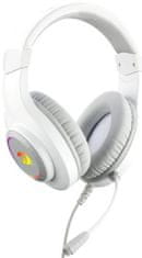 Redragon Hylas H260 RGB gaming slušalke, bele
