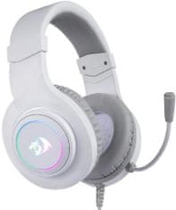 Redragon Hylas H260 RGB gaming slušalke, bele