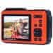 Rollei Sportsline 64 Selfie/ 64 MPix/ 16x zoom/ 2,8" LCD+ 2" LCD/ 4K video/ Vodoodporen 5m/ Oranžna