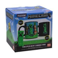 Paladone Vrč Minecraft Creeper 300 ml, spreminjajoč se