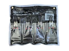 GEKO Seeger klešče 180mm/7", set 4 G01661
