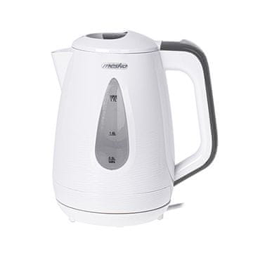 slomart MESKO MS 1261 G - plastični kuhalnik vode, 1,7 l, siv