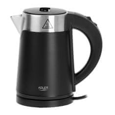 Adler ad 1372 črn električni čajnik 0,6l