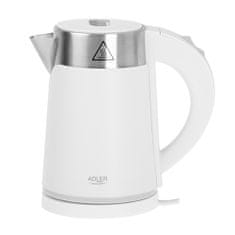 Adler ad 1372 beli električni čajnik 0,6 l