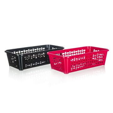 eoshop Košara za shranjevanje 19x9,7 cm, komplet 12 kosov