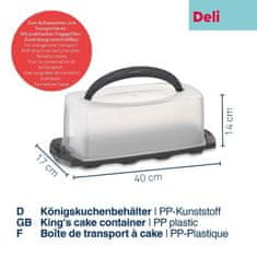Kela Prenosna škatla za hrano s pokrovom DELI KL-12175