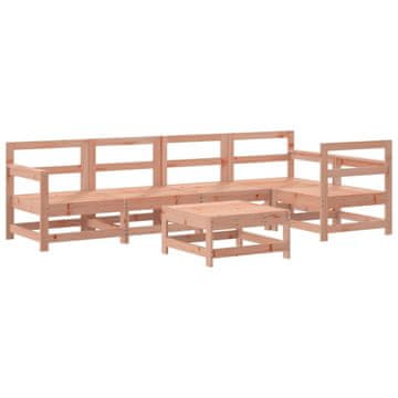 Vidaxl Vrtna garnitura 6-delna trden les douglas