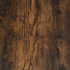 Greatstore Omarica za čevlje dimljeni hrast 60x34x96,5 cm inženirski les