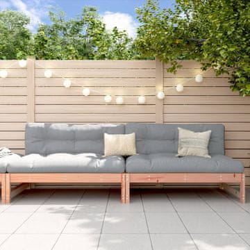 Vidaxl vidaXL Vrtni kavči, 2 kosa, 120x80 cm, les duglazije