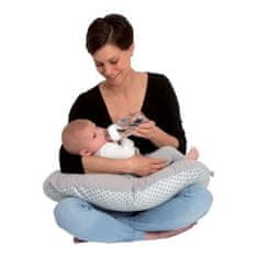 slomart breastfeeding cushion tineo polka dots siva