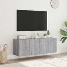 Vidaxl Stenske TV omarice z LED 2 kosa siva sonoma 60x35x41 cm