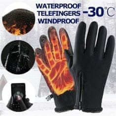 Sweetbuy Zimske rokavice z možnostjo dotika zaslona - HEATGLOVES, S/M