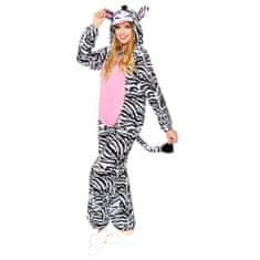 Moja zabava Kostum Zebra Onesie - XXL
