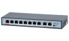 MaxLink PoE stikalo PSBT-10-8P-250, 10x LAN/8x PoE 250m, 802.3af/at/bt, 120W, 10/100Mbps