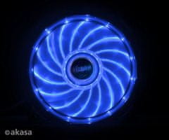 Akasa Dodatni ventilator Vegas LED 12 cm modri