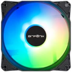 BitFenix CPU vodni hladilnik 240 mm črn / tanek - 27 mm / ARGB / 4-pinski / AMD in Intel