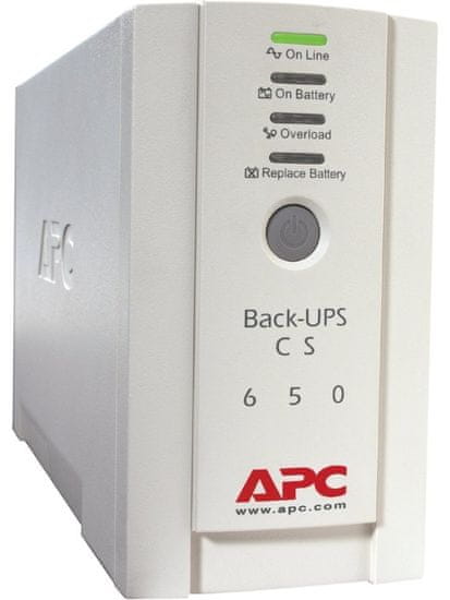 APC Back-UPS CS 650VA (400W)/ 230V/ USB/ RS232/ 4x vtičnica IEC
