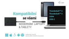 I-TEC USB-C Dvojni 4K/60Hz (enojni 8K/30Hz) video adapter HDMI