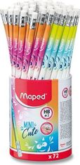 Maped Grafitni svinčnik Black'Peps Mini Cute HB 1 kos - različne različice ali barve