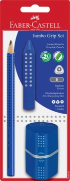 Faber-Castell Grip Jumbo grafitni svinčnik z dodatki, modri