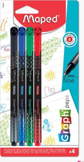 Maped Liner Graph´Peps Deco 4pcs