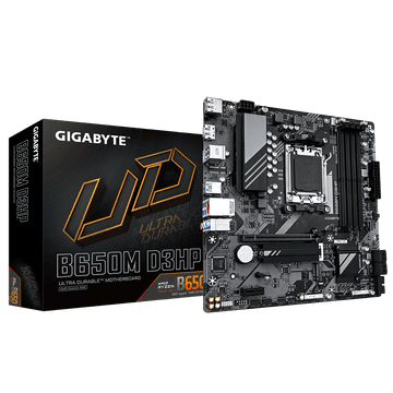 Gigabyte B650M D3HP osnovna plošča, AM5, DDR5, mATX