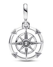 Pandora Srebrni medaljon obesek Compass Me 792693C01