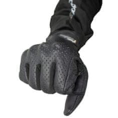 Cappa Racing Usnjene motoristične rokavice MASS CE, kratke, črne 2XL