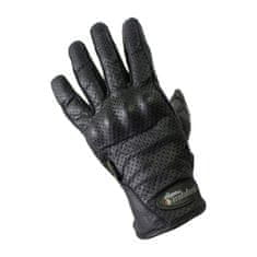 Cappa Racing Usnjene motoristične rokavice MASS CE, kratke, črne XS