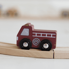 Little Dutch Lesena železniška proga - Komplet igrača avto
