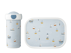 Little Dutch Set za prigrizke (steklenica 300ml+box) Mornarski zaliv