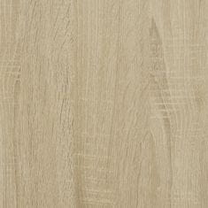 Greatstore Omarica za umivalnik sonoma hrast 60x30x60 cm inženirski les