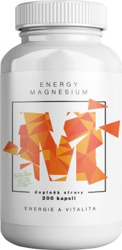 BrainMax Energijski magnezij, 1000 mg, 200 kapsul (magnezijev malat, 164 mg)