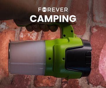 Forever CAMPING - večfunkcijska ročna LED svetilka