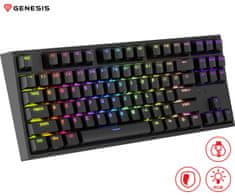 Thor 404 TKL gaming tipkovnica, RGB LED, črna
