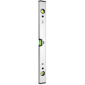 DELKO tools Alu. magnetna vodna libela tehtnica 600mm 3 očesa