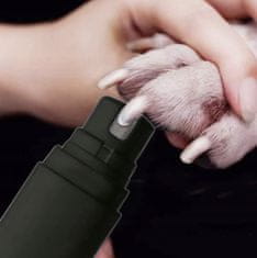 Malatec Akumulatorski brusilnik za brušenje krempljev psov in mačk + škarje