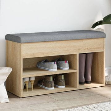 Vidaxl vidaXL Klop za čevlje sonoma hrast 82x32x45,5 cm