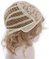 Korbi Blond Kodrasti Bob Lasulja na Mreži 35 cm 