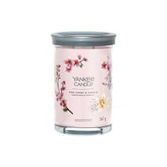 Yankee Candle Aroma sveča Signature tumbler velika Pink Cherry Vanilla 567 g