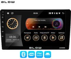 Blow AVH9991 avto radio, 1 DIN, Android, FM Radio, RDS, Bluetooth, 4x50W, telefoniranje, USB/AUX, Apple CarPlay, Android Auto