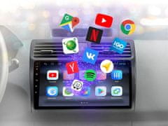 Blow AVH9991 avto radio, 1 DIN, Android, FM Radio, RDS, Bluetooth, 4x50W, telefoniranje, USB/AUX, Apple CarPlay, Android Auto - odprta embalaža