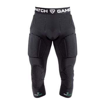 GamePatch Kompresijske 3/4 hlače z zaščito kolen, bokov in trtice