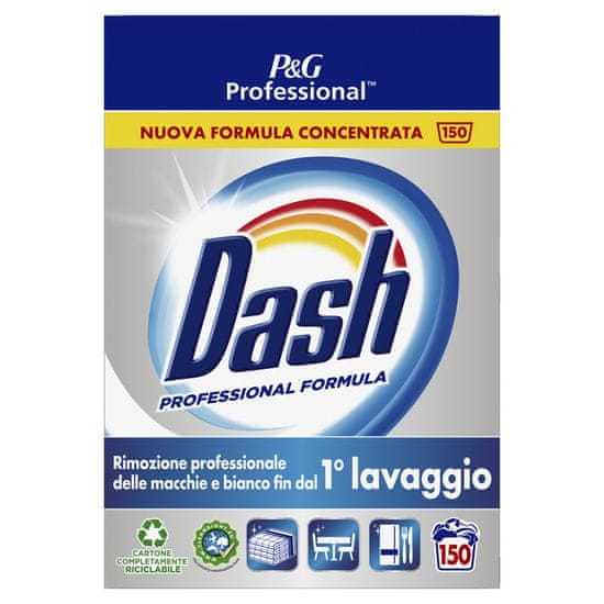 Dash pralni prašek Professional, 7,5 kg, 150 pranj