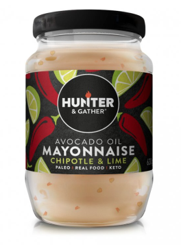BrainMax HUNTER-GATHER avokadova majoneza s čilijem chipotle in limeto, 630 g