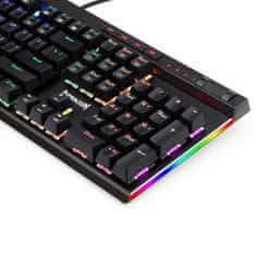 Redragon K580 Vata mehanska tipkovnica, RGB, črna