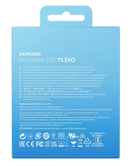 Samsung T5 Evo prenosni SSD, 2 TB, USB 3.2 Gen 1, črn (MU-PH2T0S/EU)