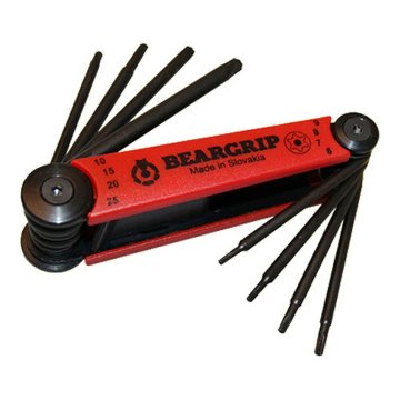 Beargrip Ključi za dejavnosti Beargrip 6, 7, 8, 9, 19, 15, 20, 25 mm (8 kosov)