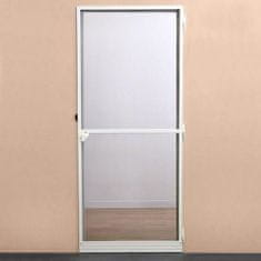 No Name Komarnik Vrata iz steklenih vlaken in aluminija Bela (220 x 100 cm)